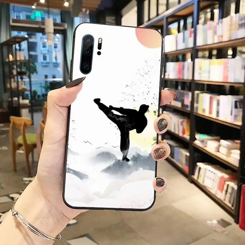 

sport taekwondo Phone Case Funda For Huawei P9 P10 P20 P30 Lite 2016 2017 2019 plus pro P smart
