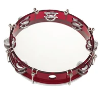 lightweight handheld tambourine stainless steel portable hand ring dance drum musical instrument