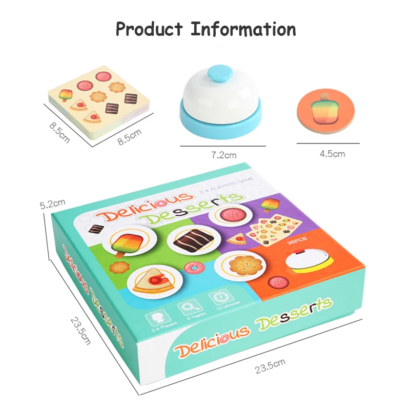 

Wooden Expression Matching Block Puzzle Educational Games Montessori Toy Logical Thinking Reaction Speed Training Toys For Kids