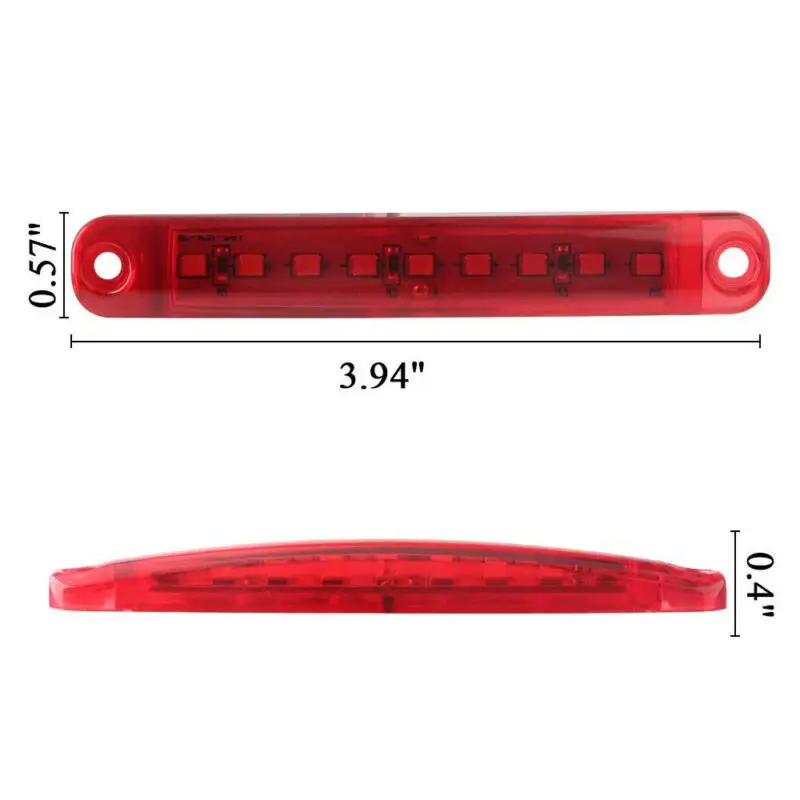 

Clearance Side Marker Trailer Lights Indicators Van 12-24V Waterproof Red