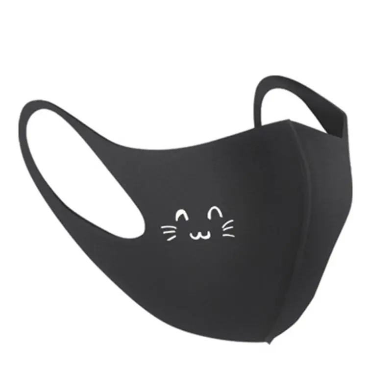 Пылезащитный чехол для половины лица с мультяшным рисунком женщин и мужчин M89F |