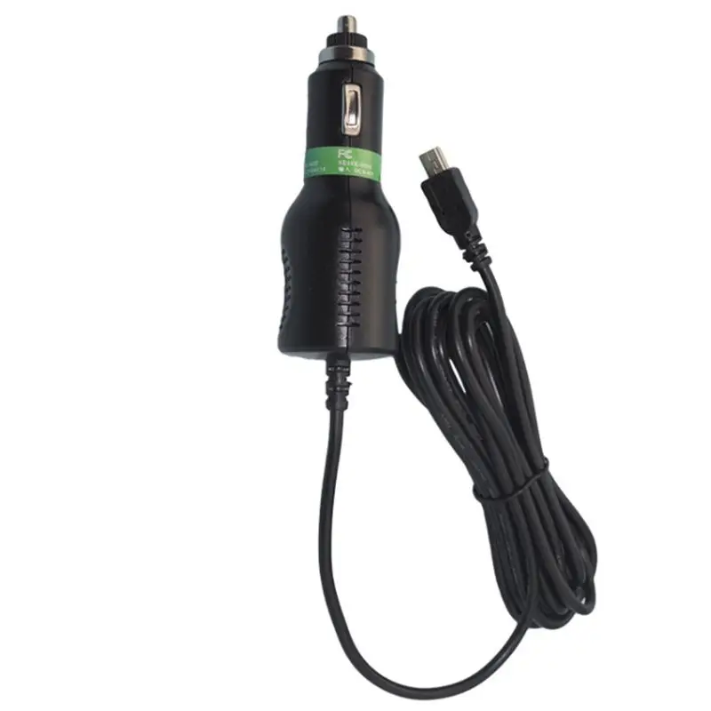 

L21D DC 5V 2A Mini USB Car Power Charger Adapter Cable Cord For GPS Camera 3.5m