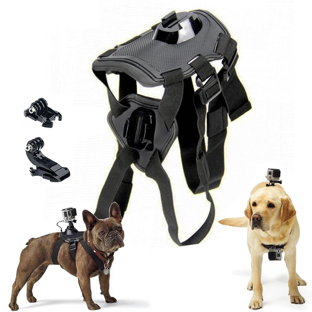 

Adjustable Fetch Dog band for Gopro hero8 7 6 5 4 3 Dog harness Chest Belt Strap Sports camera Mount Holder for SJCAM for Xiaoyi