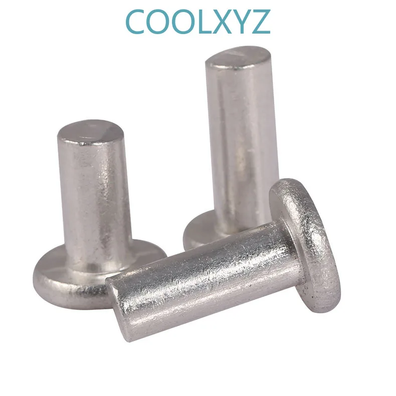 Алюминиевая заклепка с плоской головкой железная ручным приводом плоская