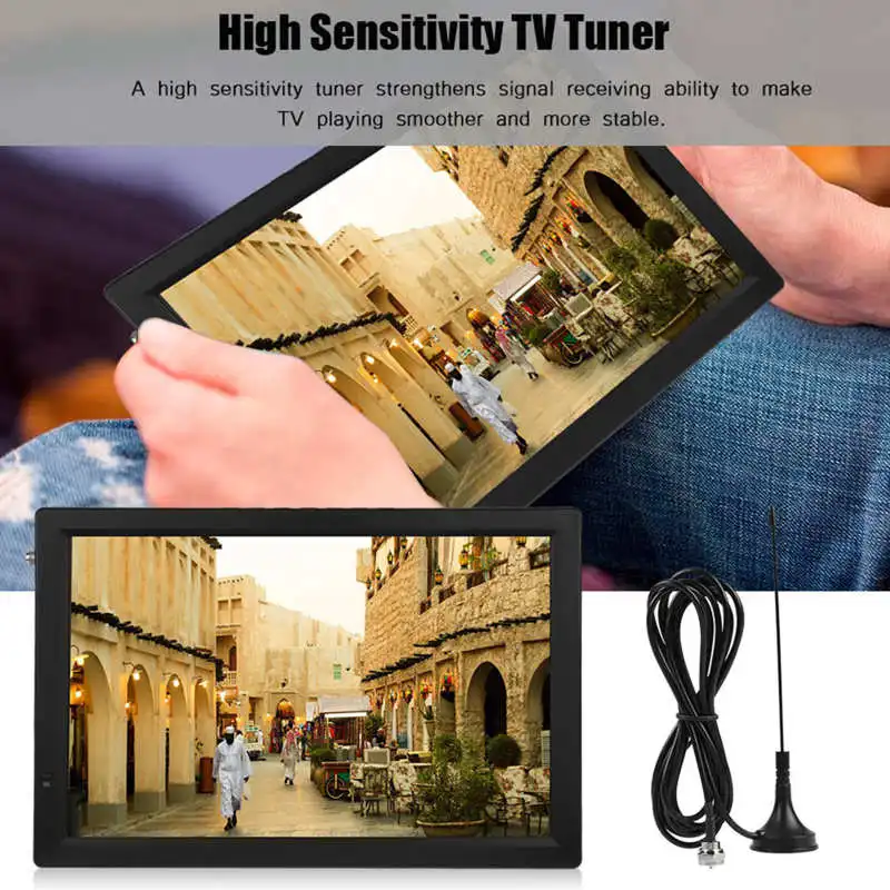 LEADSTAR 14in 1080P Автомобильный цифровой телевизор Высокочувствительный тюнер