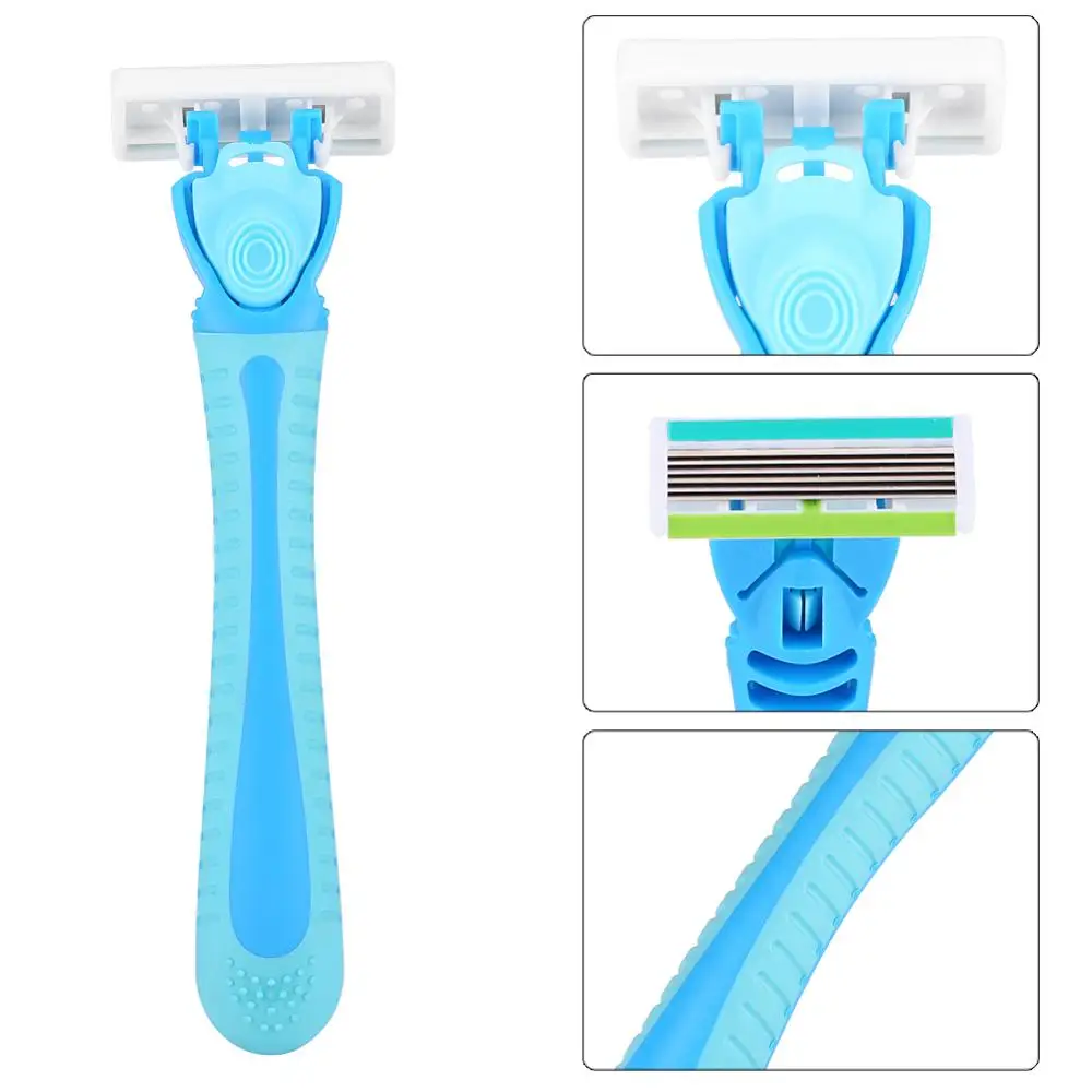 3 цвета бритва Мужская Женская Бритва держатель удаление волос на ногах бритья 6