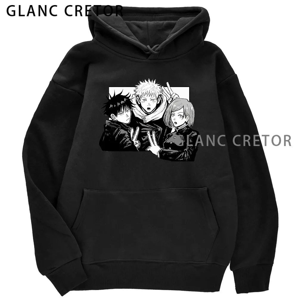 

Anime Jujutsu Kaisen Pullover Sweatshirt Men Jujutsu Kaisen Hoodies Harajuku Jujutsu Kaisen Long sleeve pullover Hip Hop tops