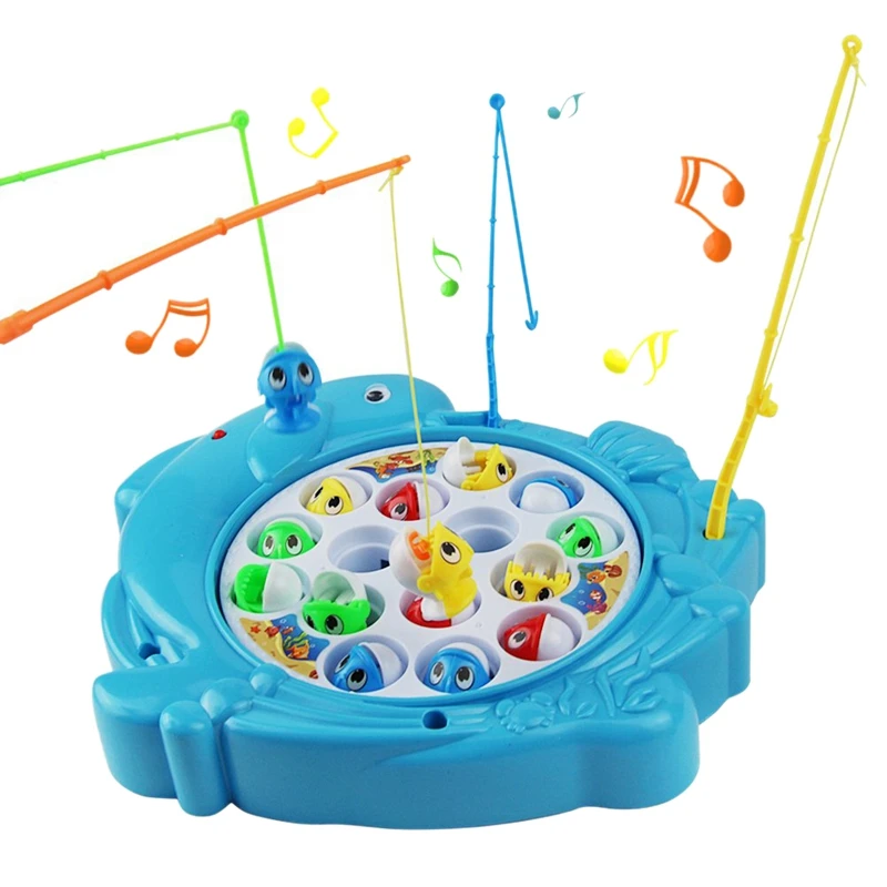 Рыболовная игра рыба игрушка музыка детские игрушки настольная образовательная