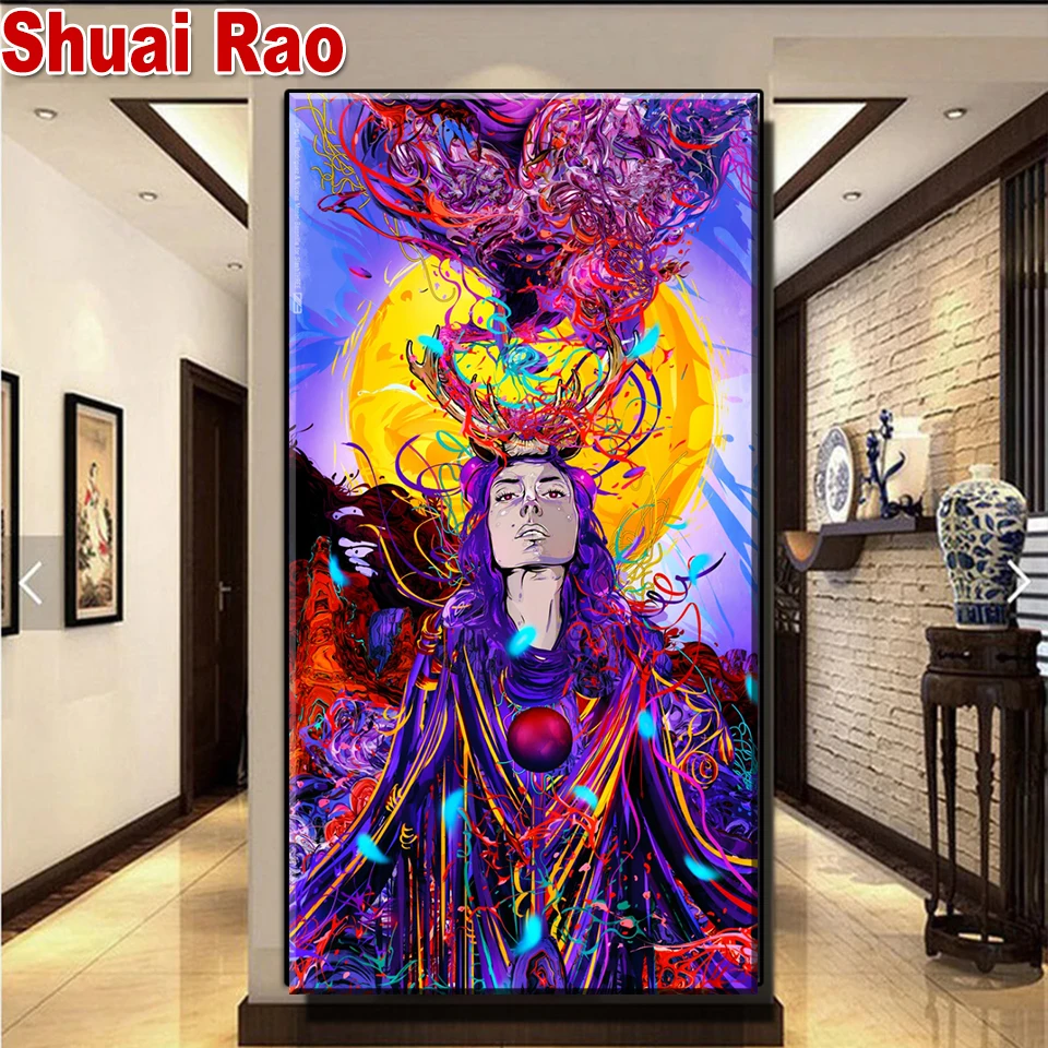 Алмазная вышивка 5d &quotводопад пейзаж море&quot квадратная круглая 3D картина для