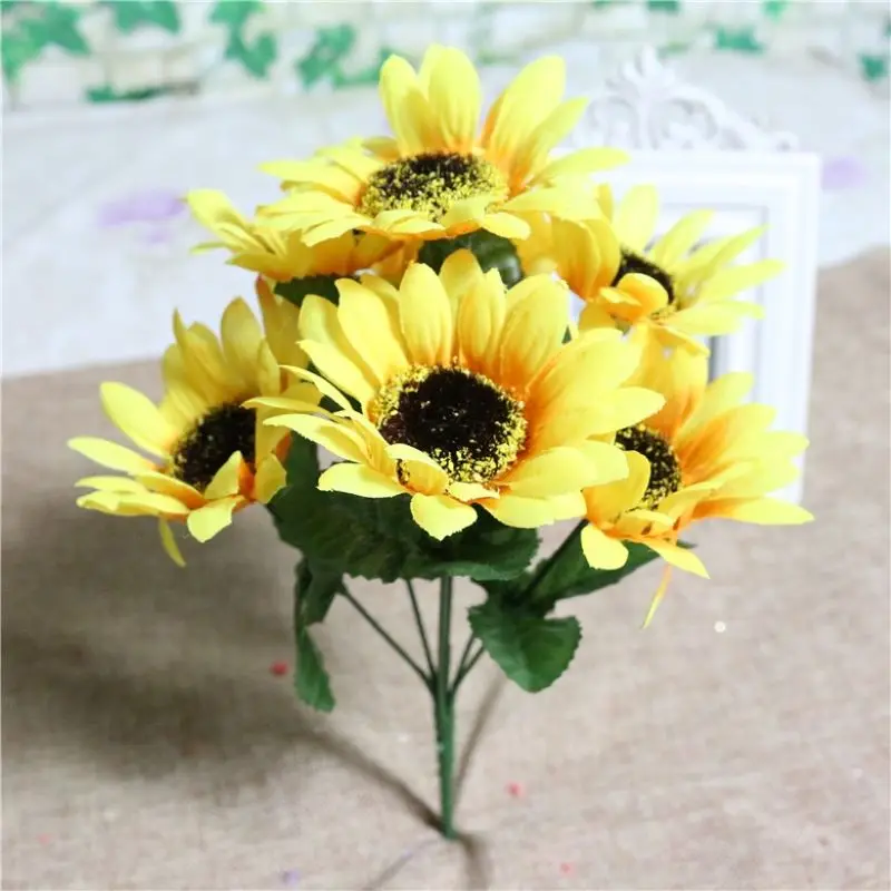 

Sunflower Artificial Flower Wedding Home Decoration Party Luxury Home Decoration Flower Decoration