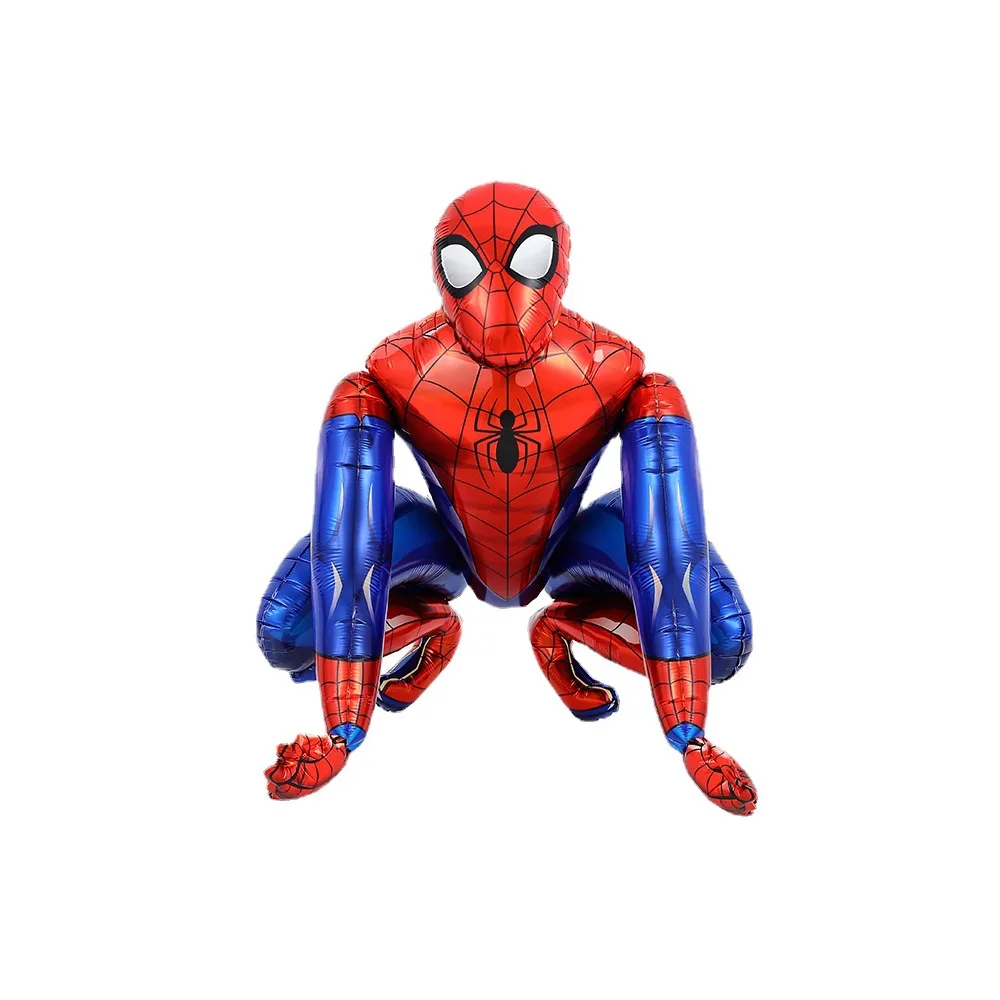 

3D большого размера с принтом «человек паук» и «Железный человек» воздушный шарик из фольги в форме героя на день рождения вечерние украшени...
