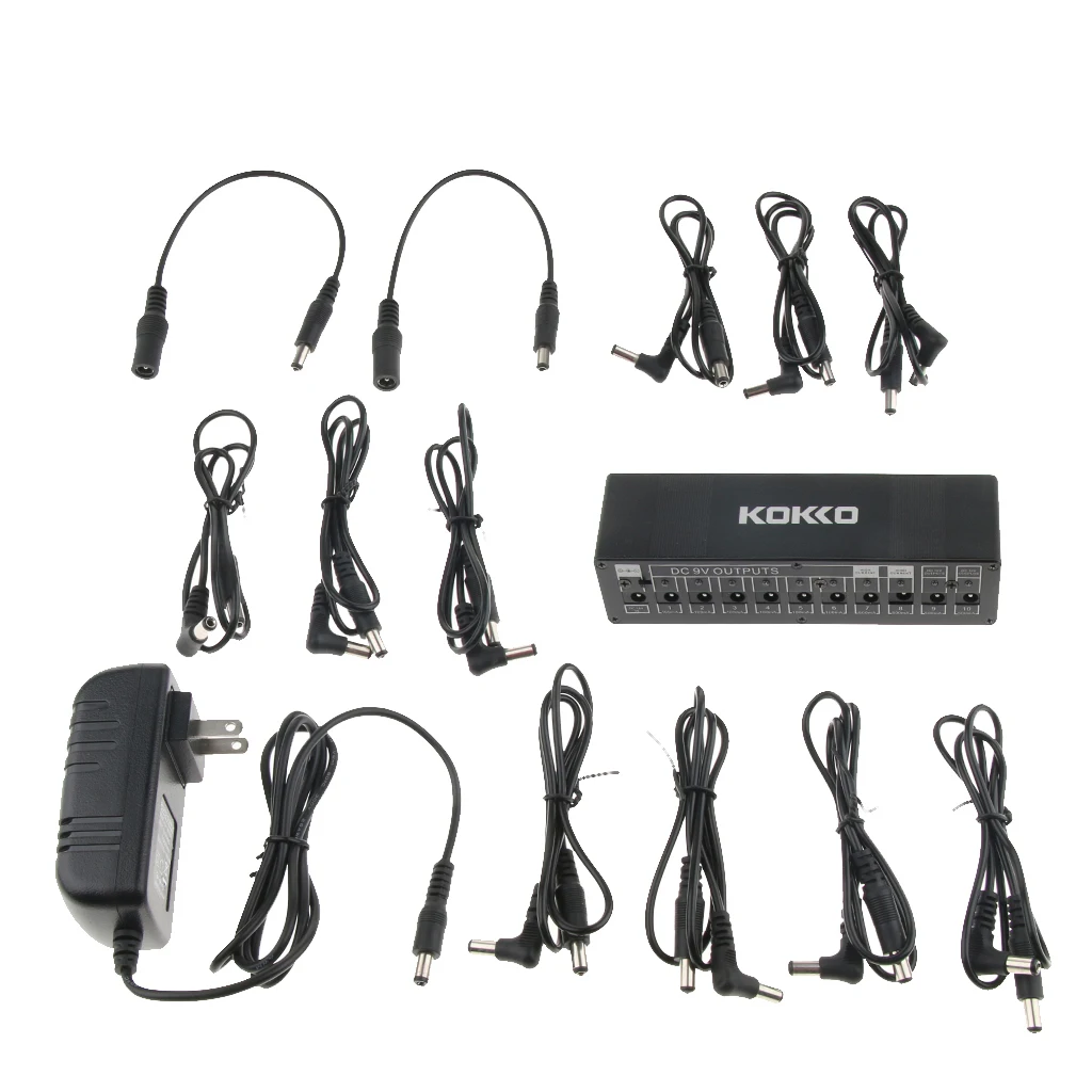 Блок питания для гитарной педали блок гитары 10 выходов штепсельная вилка США