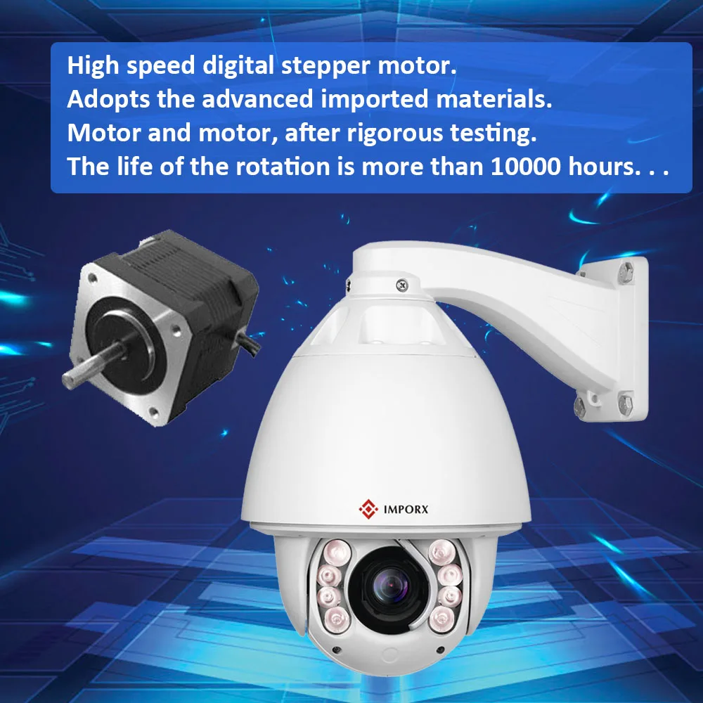 2MP HD 1080P 30X цифровой зум PTZ ip-камера с автоматическим отслеживанием ip-камера высокоскоростная купольная P2P ИК Обнаружение движения Onvif POE ip-камера