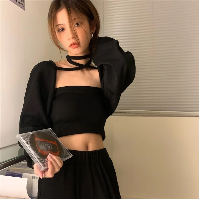 Милая суперкороткая пикантная куртка для женщин Новинка лета 2021 Солнцезащитный