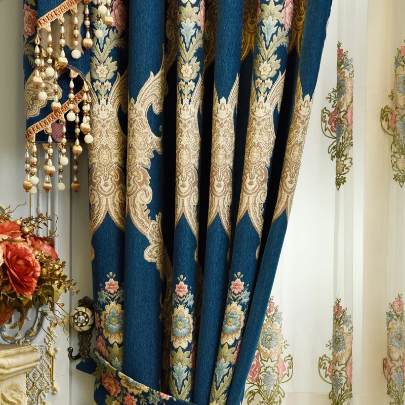 LUXURY high-grade curtains for living room bedroom exquisite embroidery kitchen fine tulles shade window fabric | Дом и сад