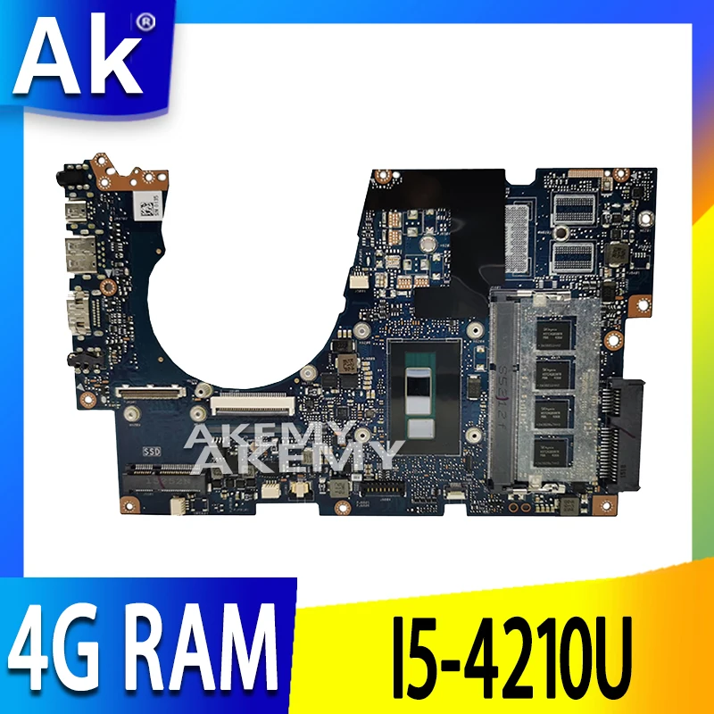 AK UX303LA материнская плата для ноутбука For Asus UX303LB UX303LN UX303L UX303 Teste Оригинал 4g RAM I5