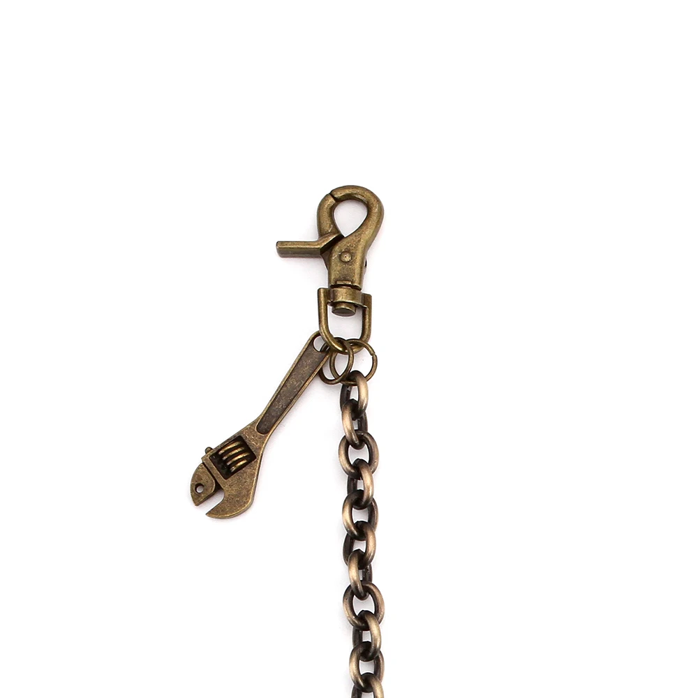 Мужской Байкерский ремень с цепочкой металлический пояс в стиле панк тяжелый