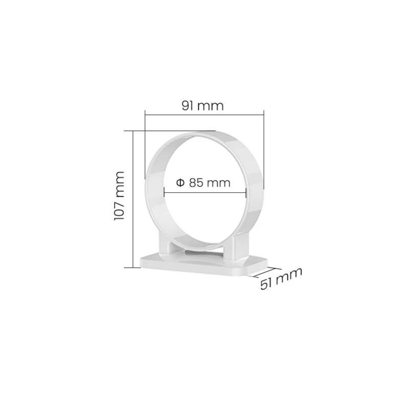 

Punch-free Hairdryer Storage Rack Wall Mounted Hair Dryer Holder Shelf for Home Bathroom Dressing Room