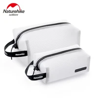 naturehike tpu mesh wash bag travel portable storage bag toiletry bag waterproof dry wet bag handbag