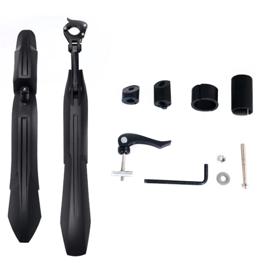 

Bicycle Mudguard MTB 24 26 27.5 29 inch Mud Wings Front/Rear Wheel Fenders Handy Mount Extra Length Width Deep Groove