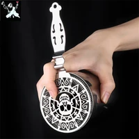 bar cocktail strainer hawthorne personality helios skull mechanical surface pattern stainless steel cocktail strainer bar tools
