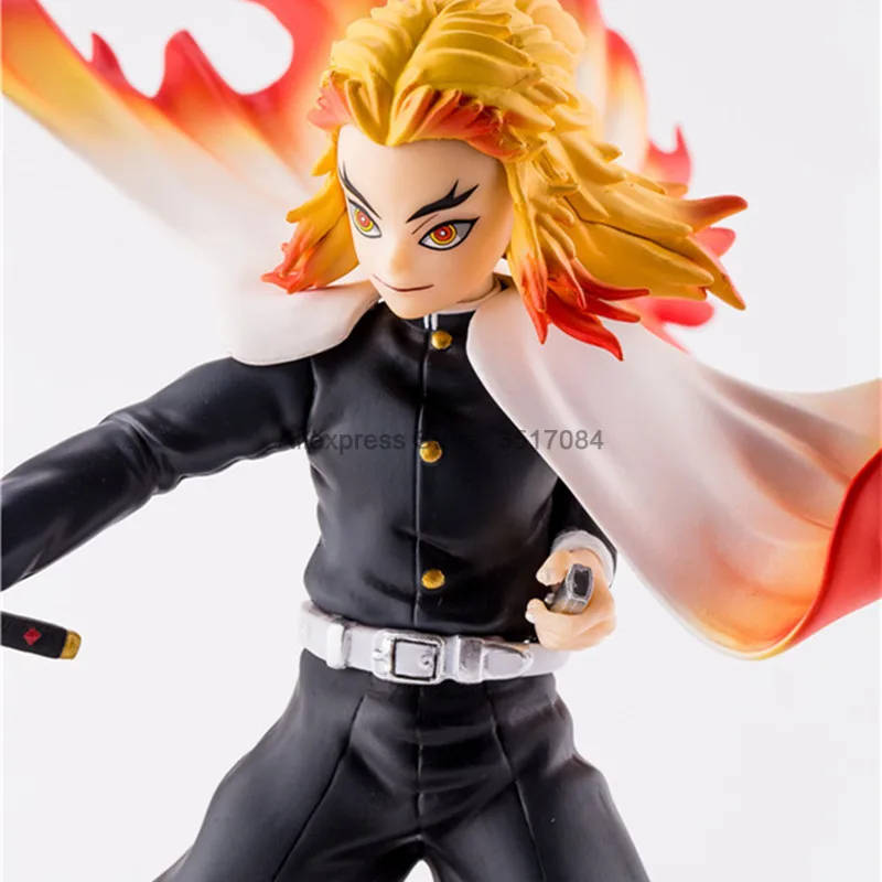 

Japan Anime Demon Slayer Kimetsu No Yaiba Rengoku Kyoujurou PVC Action Figurine Model Toy Kids Gifts