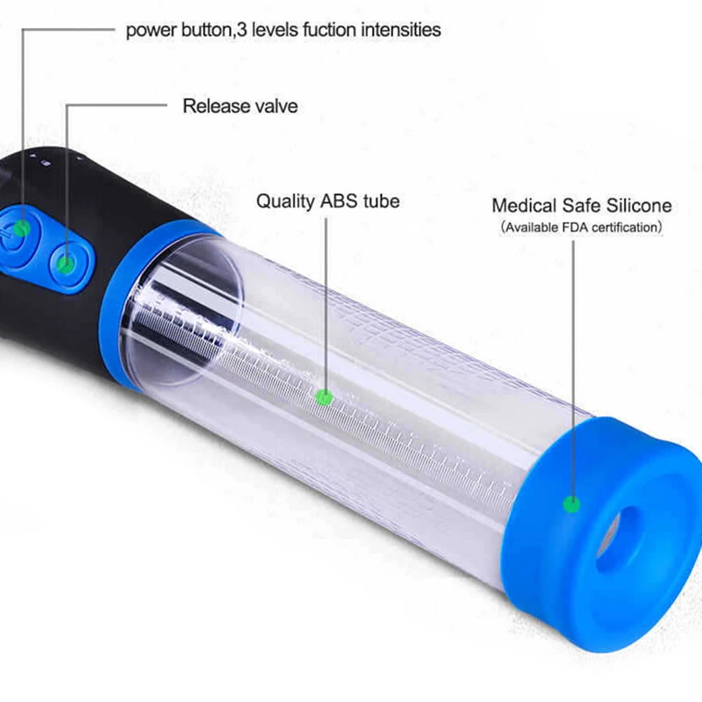 Электрический насос для пениса увеличения автоматическое вакуумное увеличение