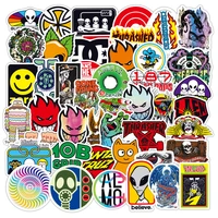 103050pcs classic cartoon fashion skateboard logo graffiti trend sticker suitcase water cup phone scooter sticker wholesale