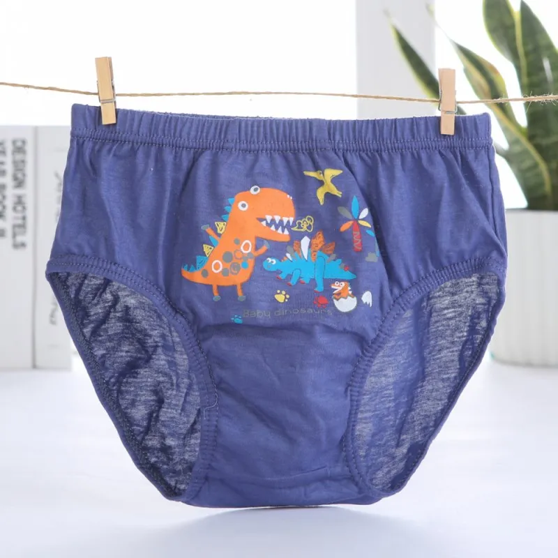 5 шт. / Лот нижнее белье для мальчиков мягкие хлопковые трусы детские трусики с