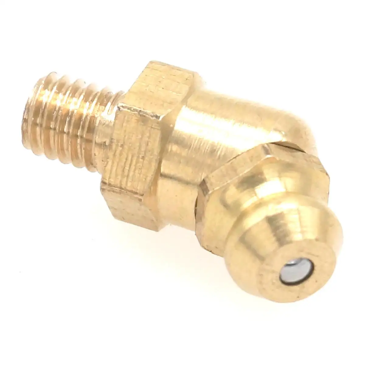 M5 Metric Male 45 Degrees Brass Grease Zerk Nipple Fitting For Gun Machine Tool Accessories | Обустройство дома