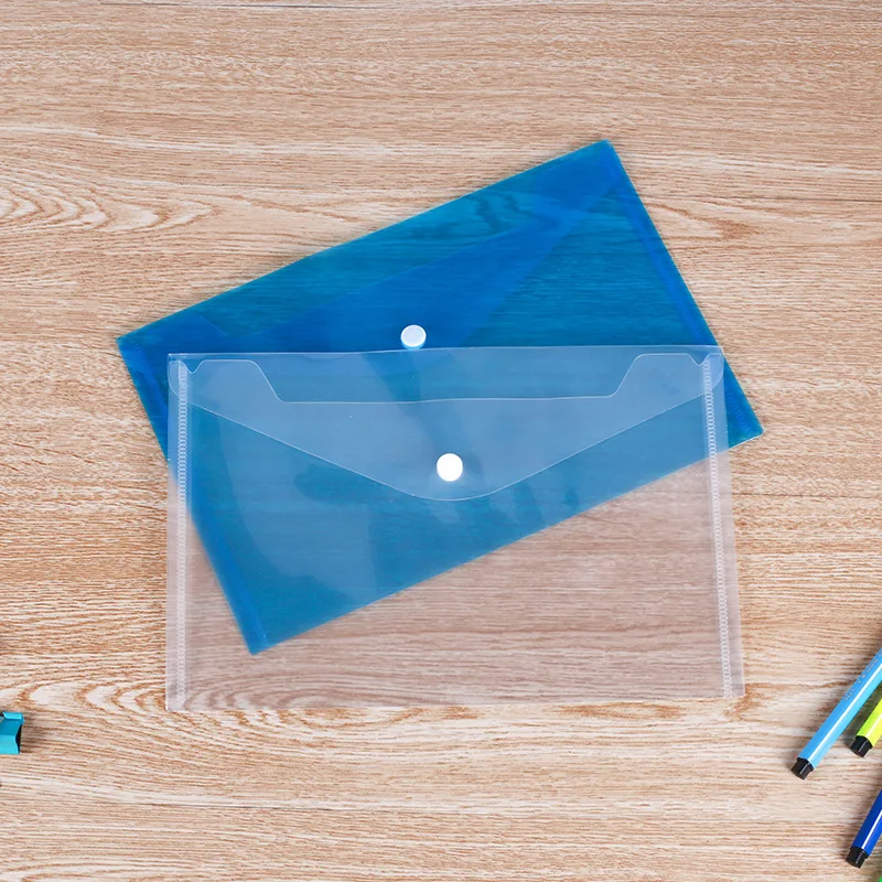 Пластиковый прозрачный держатель для пакетов A5 20 шт. | Канцтовары офиса и дома