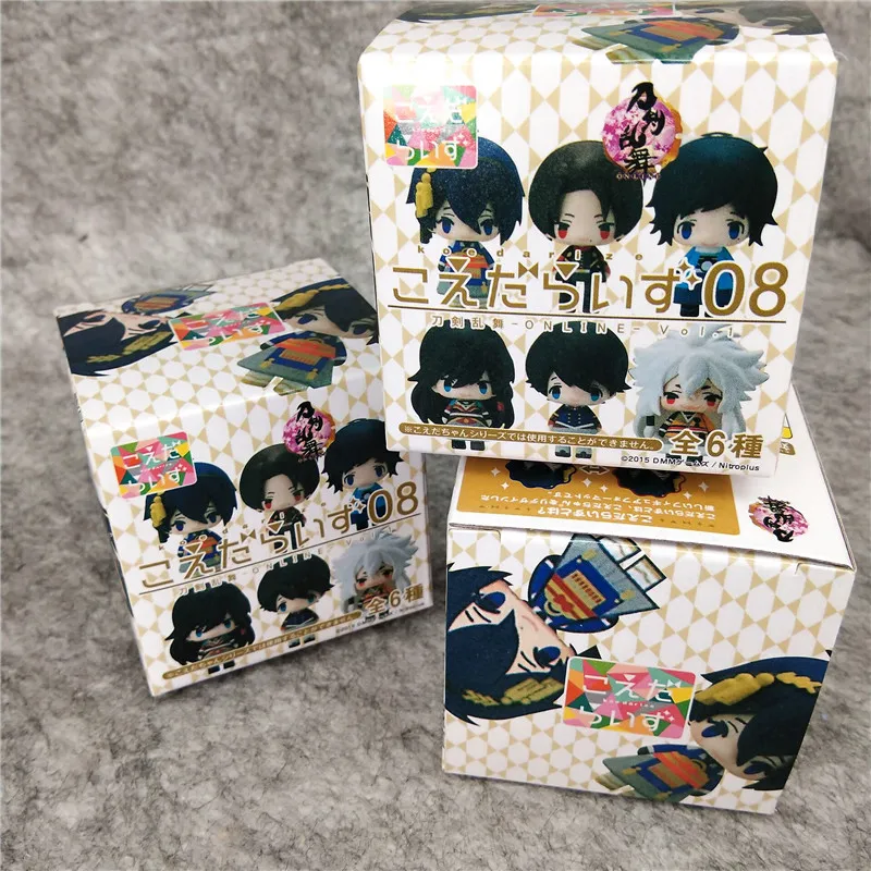 Новинка Лидер продаж 5 см 6 шт./компл. Touken Ranbu Online кашу киемицу kogitsunemaru Munechika фигурка