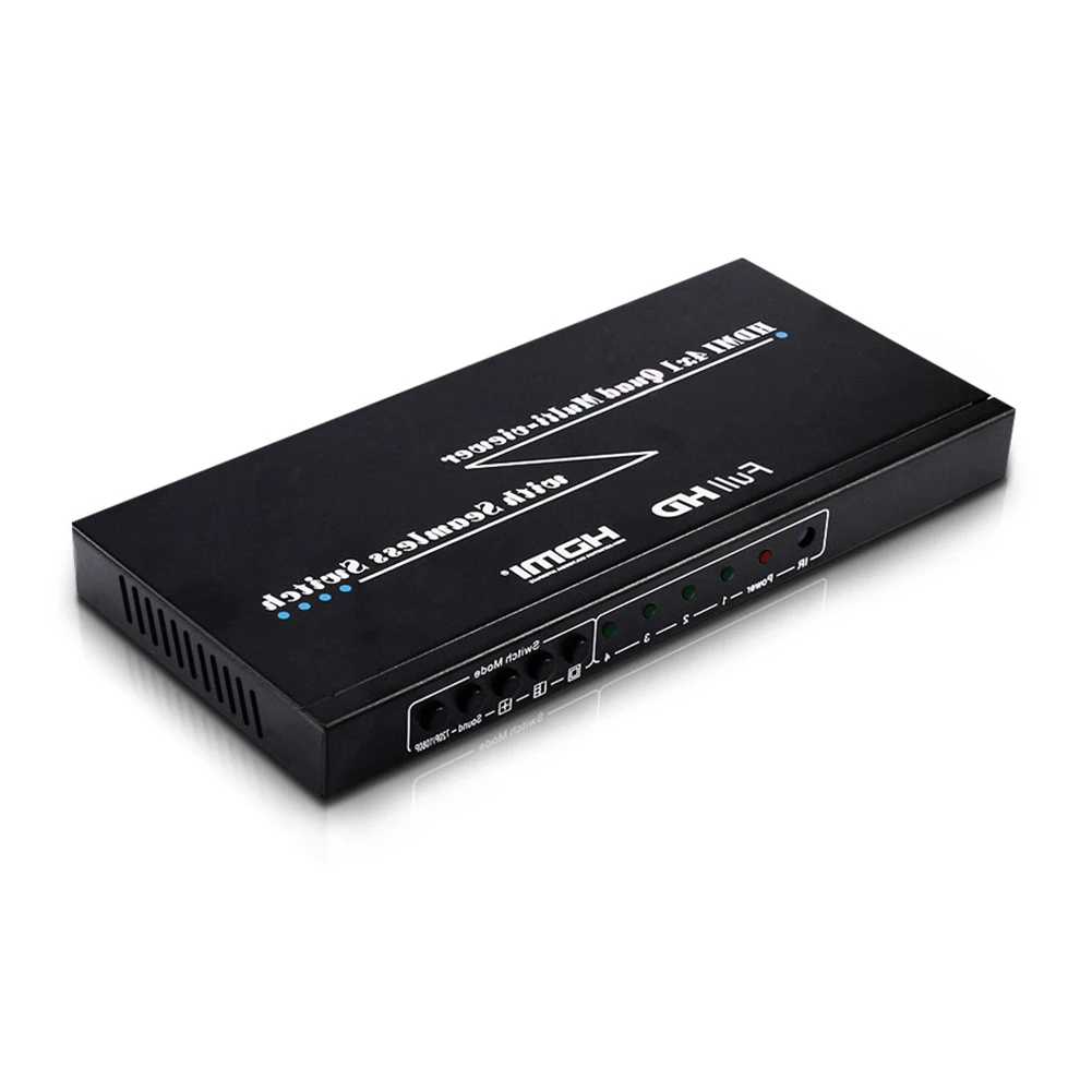 Коммутатор с 4 входными портами HDMI на 1 HDTV HD экран в режиме реального времени
