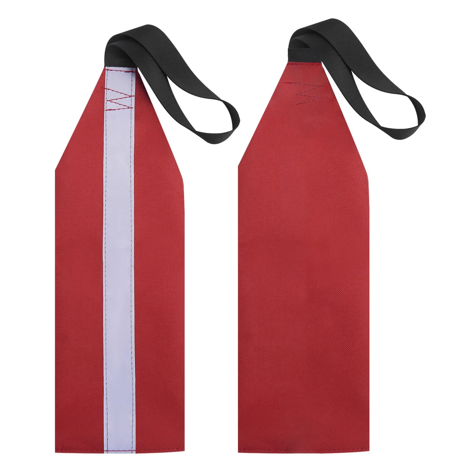 

7.9inch Kayak Safety Flag With Reflective Strip SUP Red Towing Warning Travel Flag For Kayak Canoes Marking For Kayak Accessory