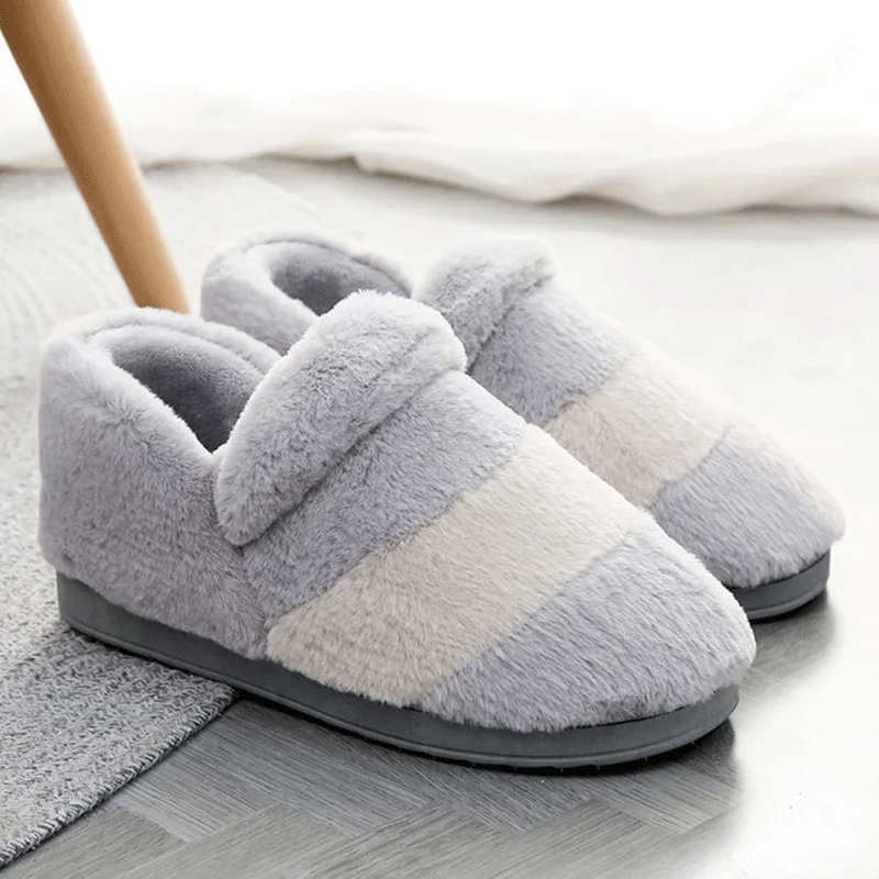 

Women Fluffy Slippers Non-Slip Platform Boots slippers Best House Slippers Woman Warn Light Weight Plush Unisex slippers Winter