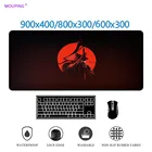 Настольный коврик для мыши самурайский коврик для мыши игровой Противоскользящий Коврик Большой Коврик Для Мыши Компьютерный Настольный коврик игровые коврики аниме Carpetxxl