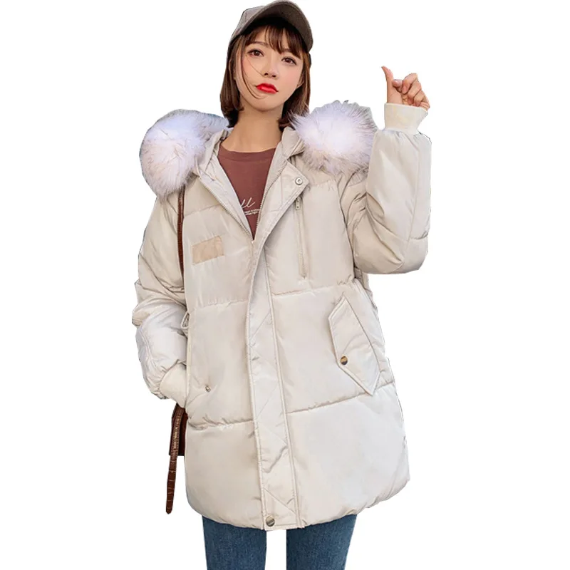 

Down padded jacket women short winter 2021 new Korean version ins bread jacket quilted jacket loose thick padded jacket