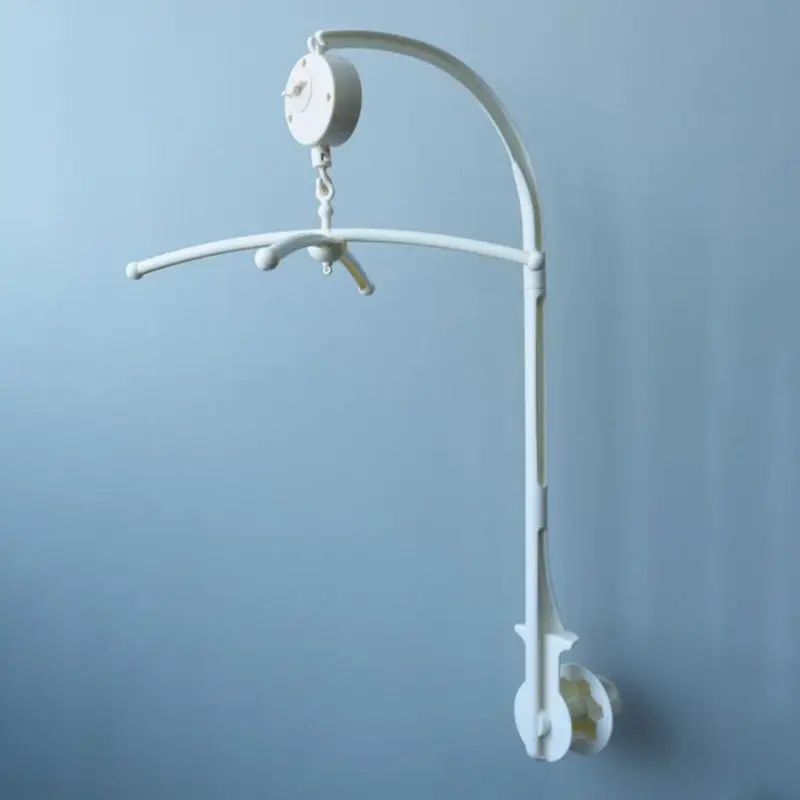 

Baby White Rattles Bracket Music Box Toy Baby Bed Stent Crib Mobile Hanging Bed Bell Holder Arm Bracket