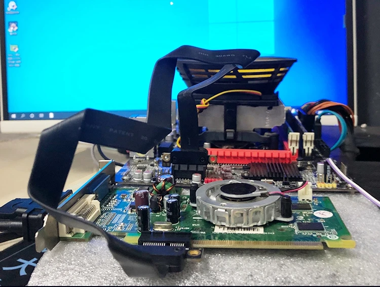 graus ângulo direito pcie 3.0x4 para x4