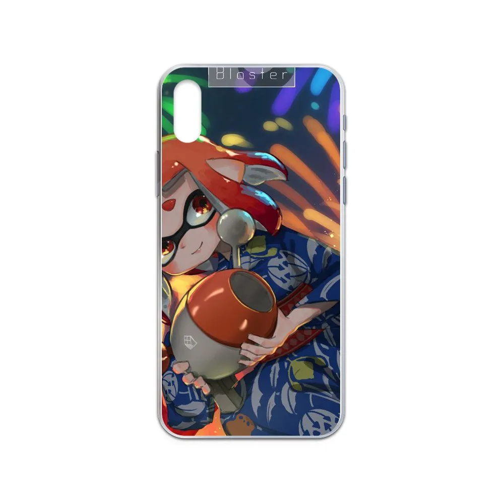 Чехол для телефона splatoon 2 Gun machine game мягкий прозрачный чехол iphone 4 4S 5 5C 5S 6 6S PLUS 7 8 X XR XS