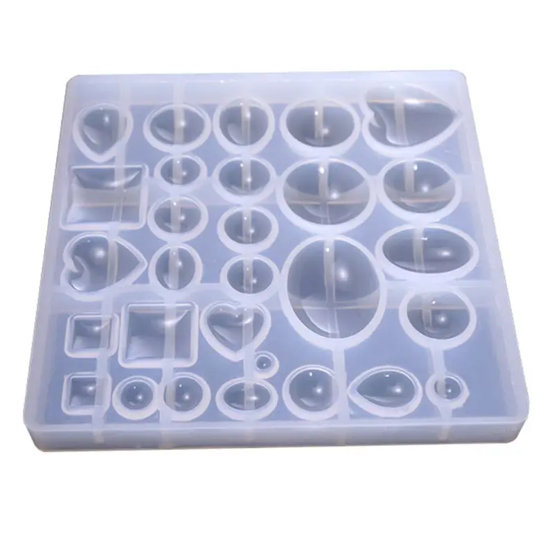 

Jewelry Casting Molds Various Gem Jewelry Silicone Mold for Resin Epoxy DIY Earring Pendant Studs Jewelry Making Craft