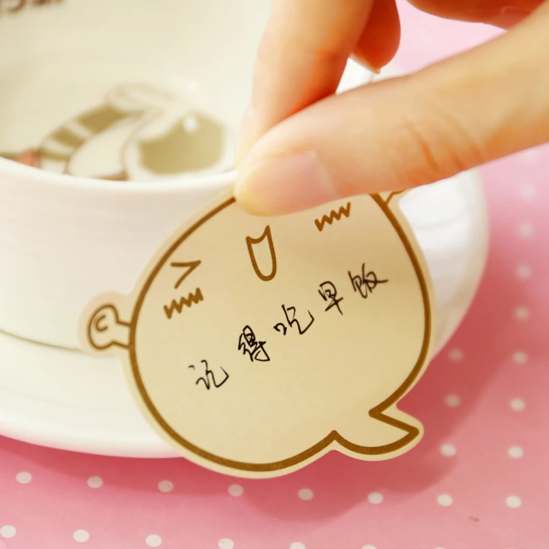8 шт./лот Kawaii бумажная наклейка для лица дневник планировщик почтовый маркер