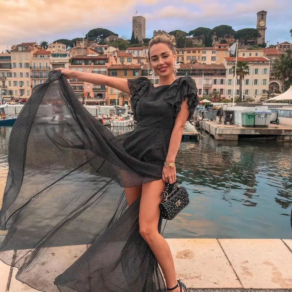 Женское пляжное платье-туника однотонное белое хлопковое парео с высоким