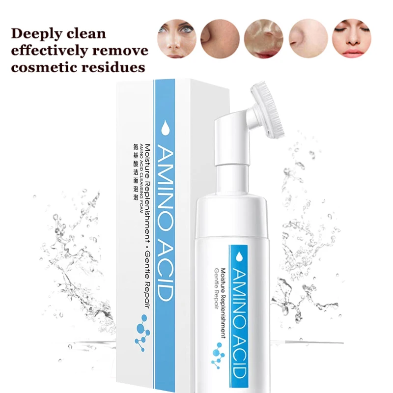 CCPT Новое молочно аминокислотное очищающее средство для лица с щеткой очищающая