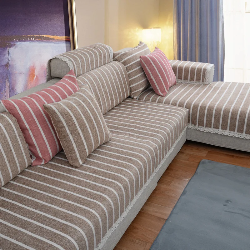 Современный простой диван накидка для диванной подушки художественный песок