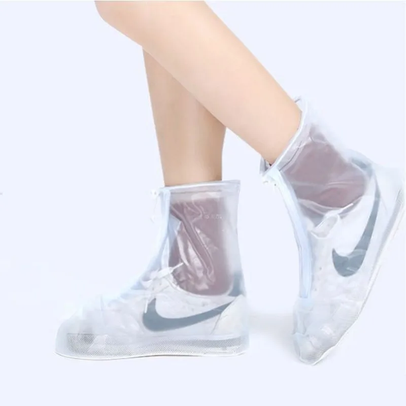 

Boots Waterproof Shoe Cover Silicone Material Unisex Shoes Protectors Rain Boots Cover for Indoor Outdoor Rainy Thicker Non-slip