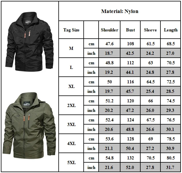

New Style Men's Winter Zip Up Coat Tactical Military Jackets Combat Outdoor Casual Jacket Universal Fashion