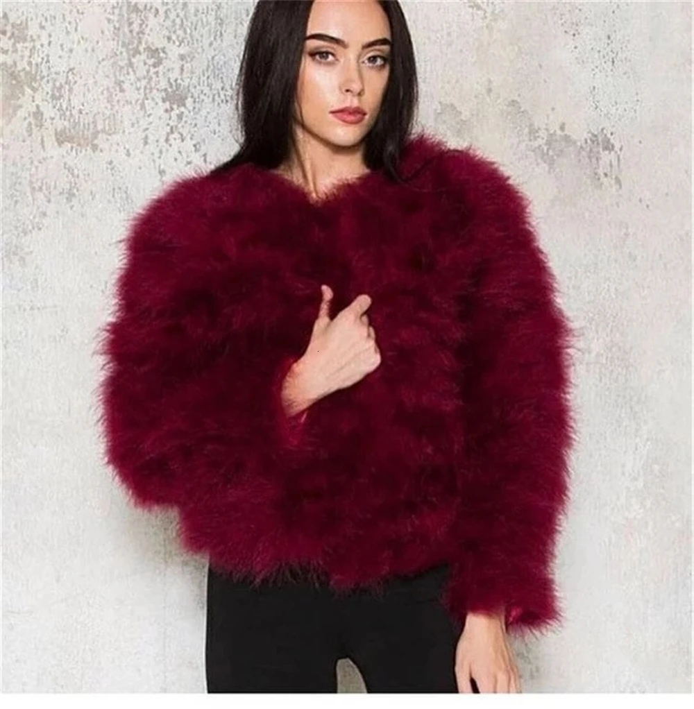 TOPFUR 2019 черная шуба из натурального меха женская меховая куртка пальто кожаная с