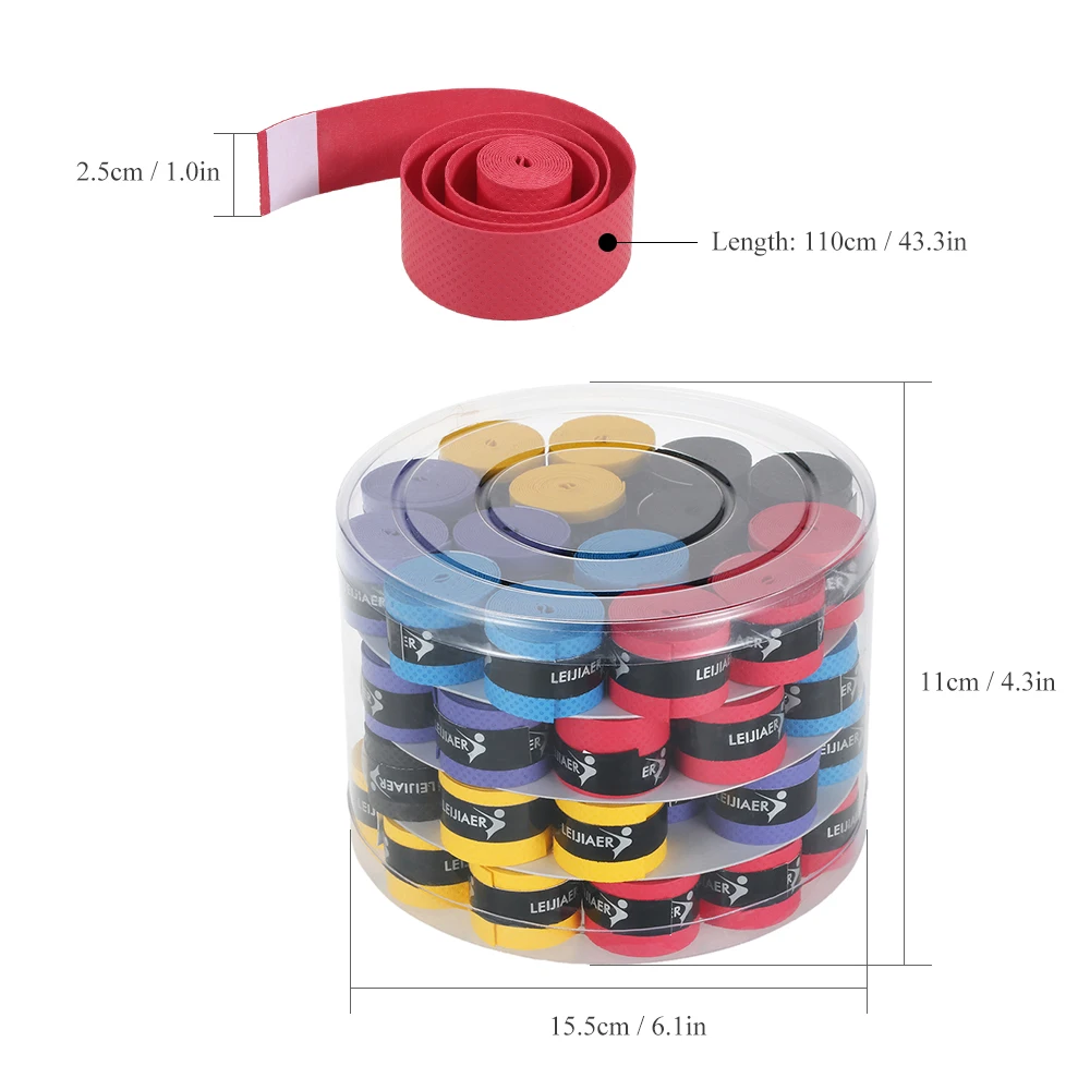 Hot New Anti-skid Overgrip Tennis Racket Overgrips Sweat Tape Badminton Fishing Rod Band Accessories &amp Equipment | Спорт и