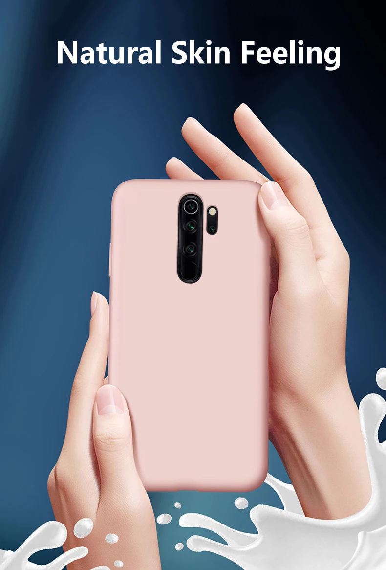 Для Xiaomi Redmi Note 8 Pro Чехол-бампер противоударный ТПУ жидкий силиконовый чехол для Redmi Note 8 Coque Note8T 8T Redmi 8 8A чехол